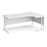 Maestro 25 Right hand ergonomic corner desk 1400mm - 1800mm wide Desking Dams 