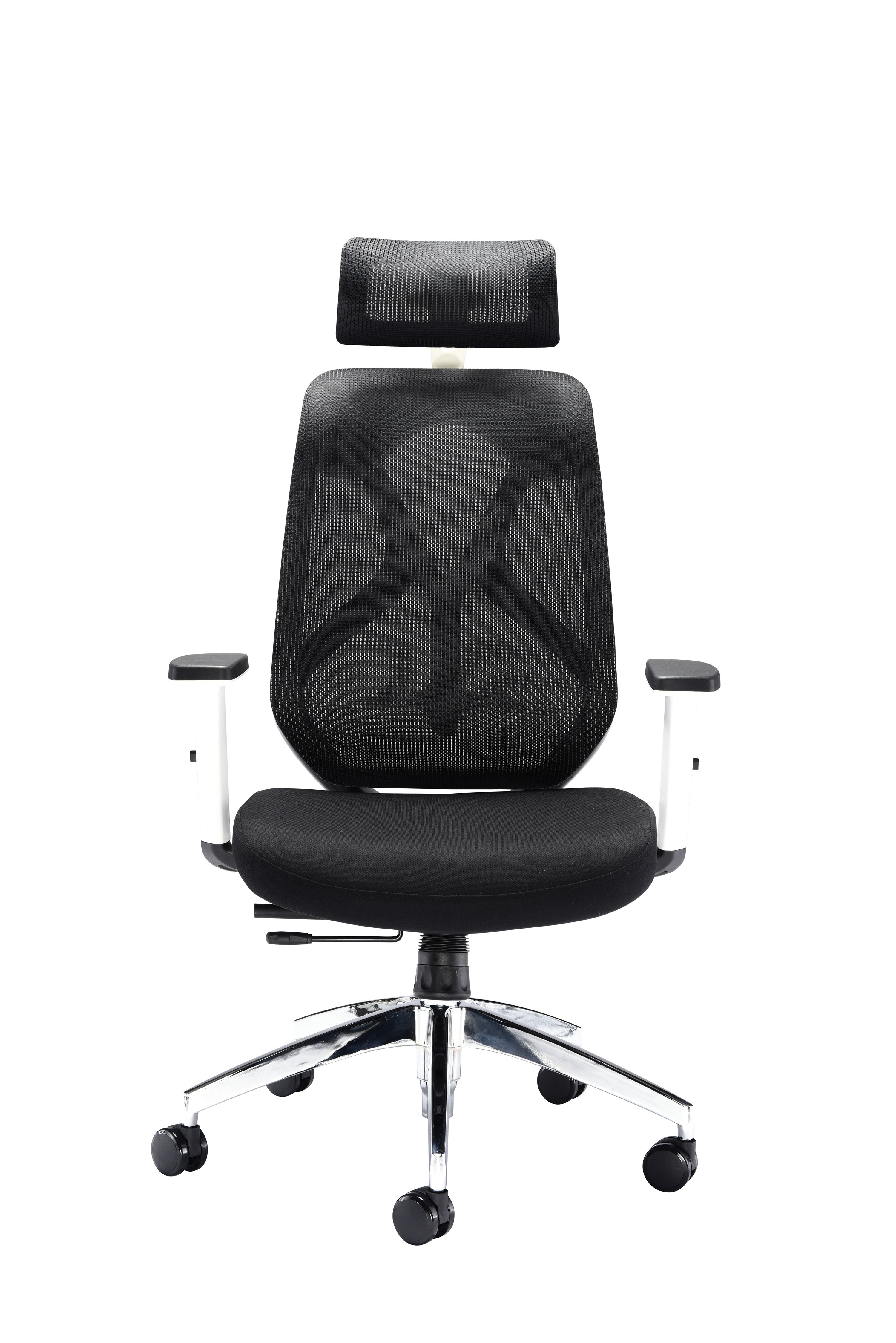 Maldini Mesh Back Office Chair -White Frame