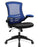 Marlos Moon Two Tone Mesh Back Office Chair Mesh Office Chairs Nautilus Designs Blue 