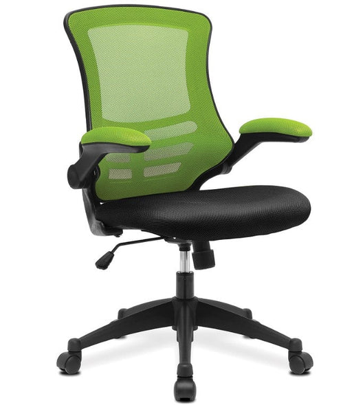 Marlos Moon Two Tone Mesh Back Office Chair Mesh Office Chairs Nautilus Designs Green 