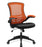 Marlos Moon Two Tone Mesh Back Office Chair Mesh Office Chairs Nautilus Designs Orange 
