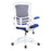 Marlos Moon White Frame Mesh Back Office Chair Mesh Office Chairs Nautilus Designs 