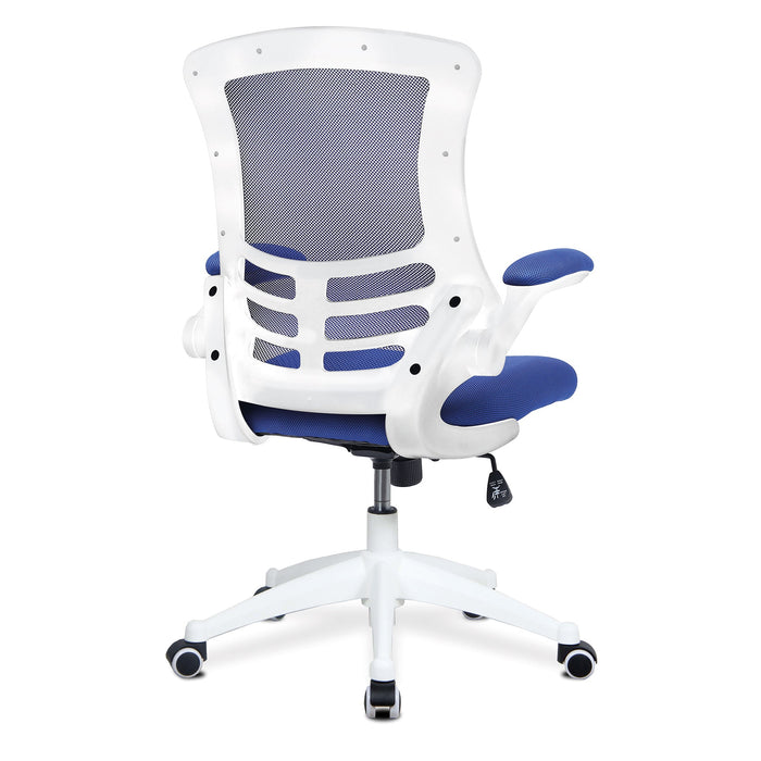 Marlos Moon White Frame Mesh Back Office Chair Mesh Office Chairs Nautilus Designs 