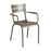 Marlow Arm Chair Café Furniture zaptrading Grey 