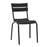 Marlow Side Chair Café Furniture zaptrading Black 