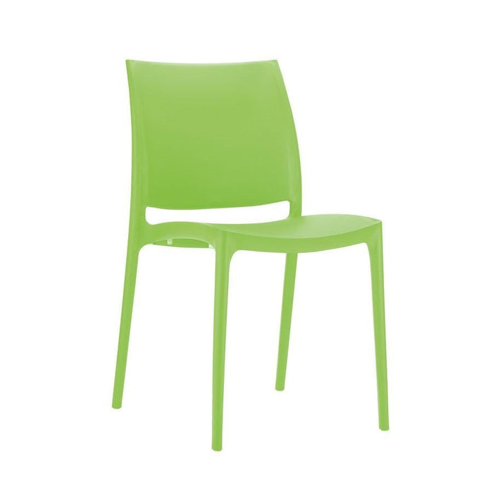 Maya Side Chair Café Furniture zaptrading Green 