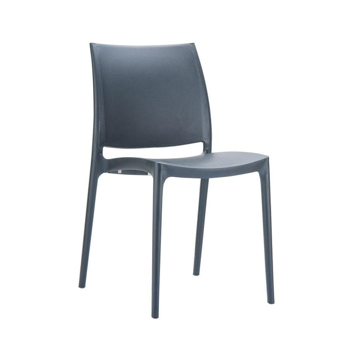 Maya Side Chair Café Furniture zaptrading Grey 
