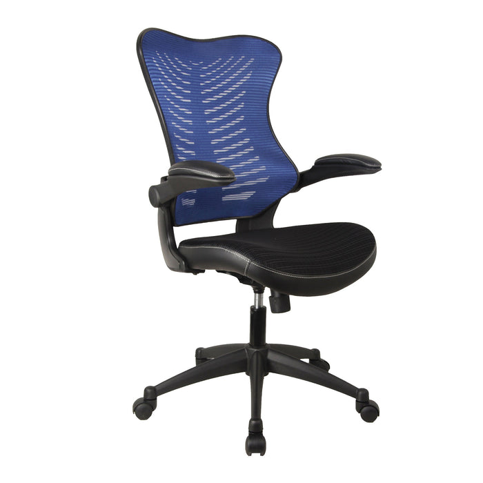 Mercury II Executive Mesh Office Chair MESH CHAIRS Nautilus Designs Blue 