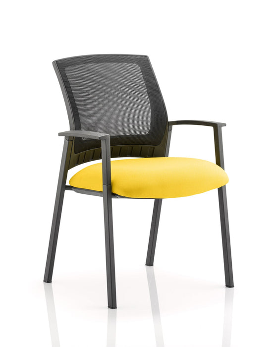 Metro Visitor Chair Visitor Dynamic Office Solutions Bespoke Senna Yellow 