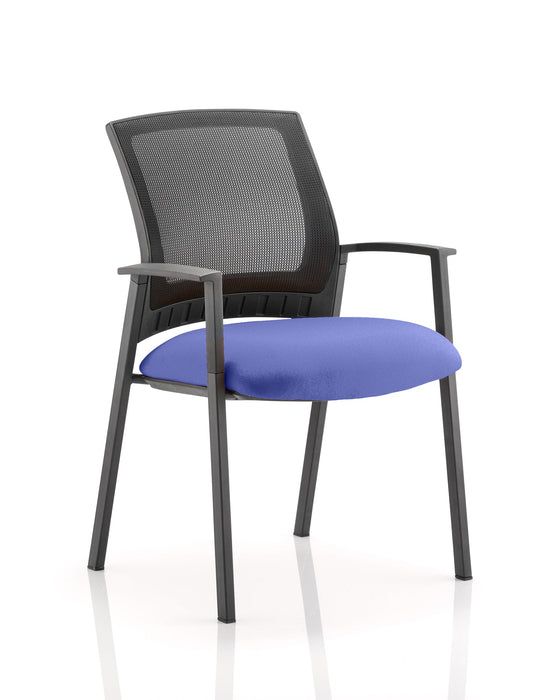 Metro Visitor Chair Visitor Dynamic Office Solutions Bespoke Stevia Blue 