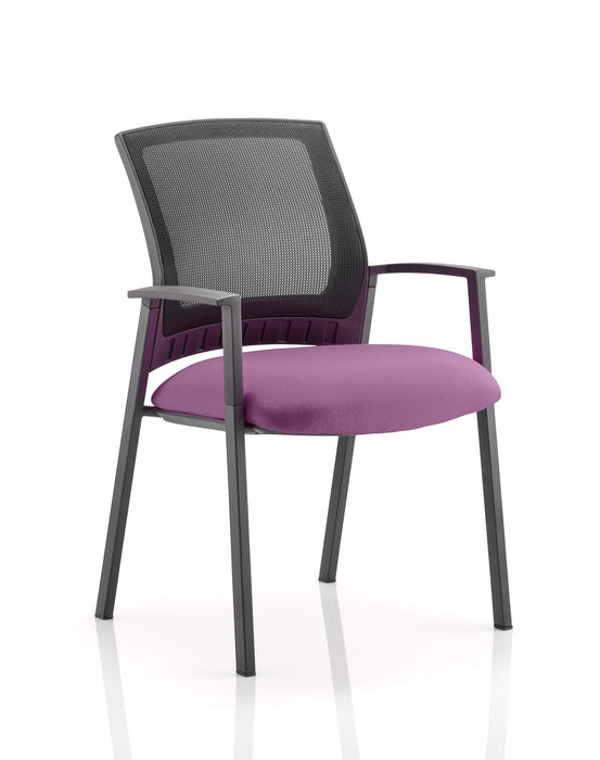 Metro Visitor Chair Visitor Dynamic Office Solutions Bespoke Tansy Purple 