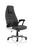 Metropolis High Back Black Leather Look Chair Executive Dynamic Office Solutions Black Leather 