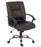 Milan Leather Look Executive Office Chair Office Chair Teknik Black 