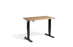 Mini Height Adjustable Desk 1000 x 600mm Desking Lavoro Black Oak 