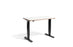 Mini Height Adjustable Desk 1000 x 600mm Desking Lavoro Black White / Ply Edge 