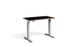 Mini Height Adjustable Desk 1000 x 600mm Desking Lavoro Silver Black / Ply Edge 