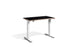 Mini Height Adjustable Desk 1000 x 600mm Desking Lavoro White Black / Ply Edge 