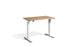 Mini Height Adjustable Desk 1000 x 600mm Desking Lavoro White Oak 