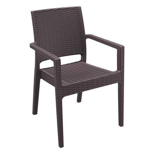 Mint Arm Chair - Brown Café Furniture zaptrading 