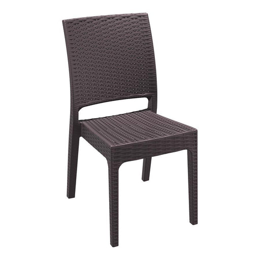 Mint Side Chair - Brown Café Furniture zaptrading 