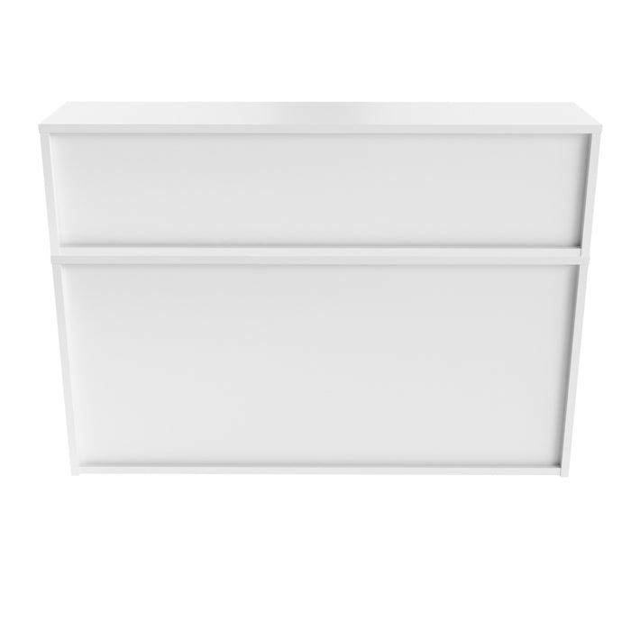 Modular Reception Straight Unit RECEPTION TC Group 800mm x 800mm With Counter Top White White