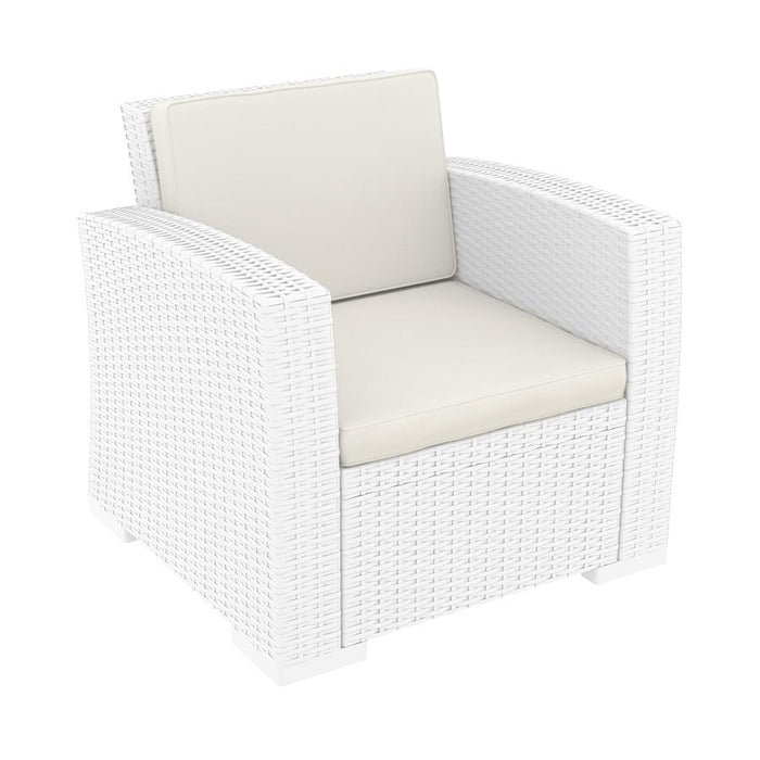 Monaco Lounge Set - White Café Furniture zaptrading 