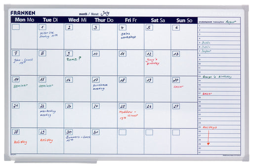 Monthly Planner Day Grid, 90 x 60cm Franken 90 x 60cm 