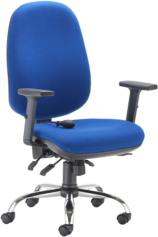 Mooney Ergonomic Office Chair Task Chairs TC Group Blue Self Assembly (Next Day) 