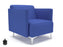 Napa Slim Arm 75cm Wide Armchair in Camira Era Fabric Armchairs Dynamic Office Solutions Perennial Standard 