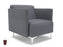 Napa Slim Arm 75cm Wide Armchair in Camira Era Fabric Armchairs Dynamic Office Solutions Present Ebony Wood 