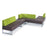 Nera Modular Soft Seating Double Bench With Left Back and Arm SOFT SEATING Social Spaces 