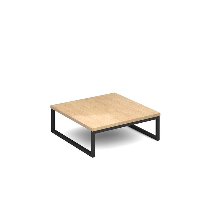 Nera square coffee table 700mm x 700mm with black frame Tables Dams Kendal Oak 