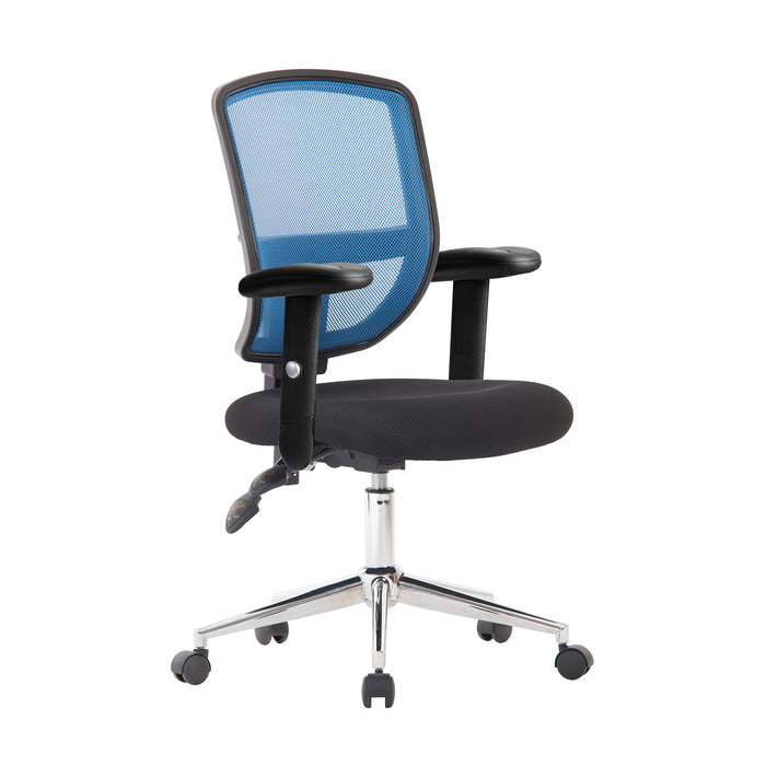 Nexus Operator Desk Chair EXECUTIVE CHAIRS Nautilus Designs Adjustable Blue 