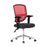 Nexus Operator Desk Chair EXECUTIVE CHAIRS Nautilus Designs Adjustable Red 