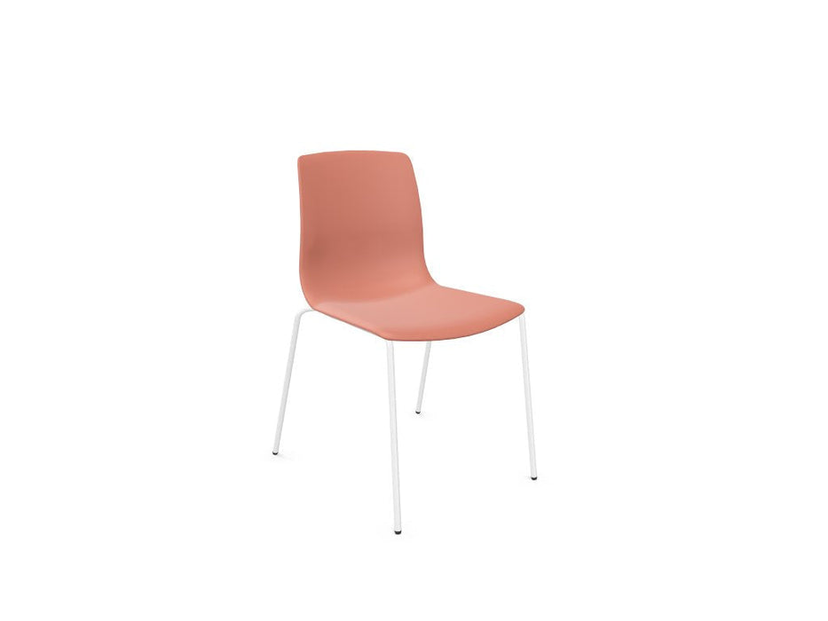 Noom Meeting Chair Meeting chair Actiu Red Coral White No