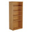 Oak 1800mm High Book Case BOOKCASES TC Group Oak 