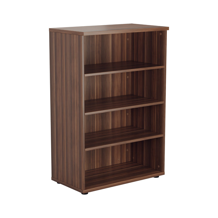 Office Bookcase 1200mm High Book Case - Beech BOOKCASES TC Group Walnut 