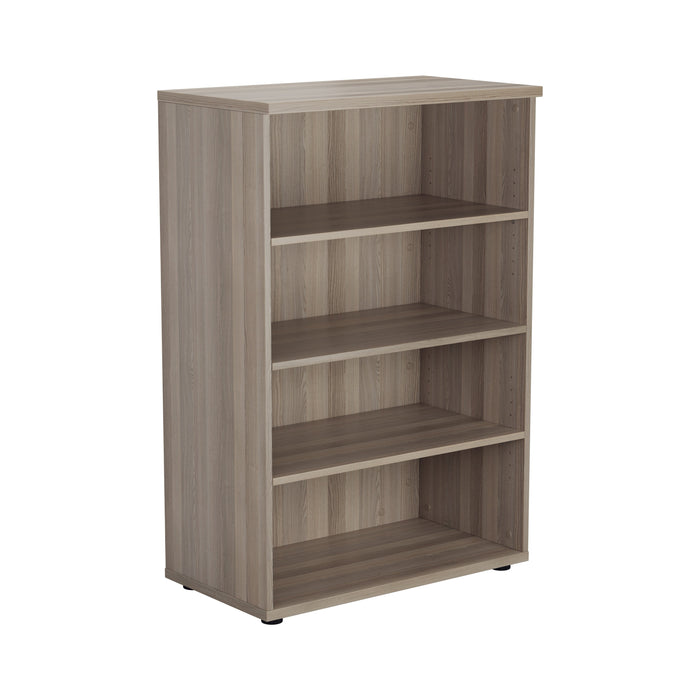 Office Bookcase 1200mm High Book Case - Oak BOOKCASES TC Group Grey Oak 