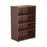 Office Bookcase 1200mm High BOOKCASES TC Group Walnut 