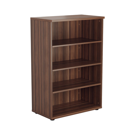 Office Bookcase 1200mm High BOOKCASES TC Group Walnut 