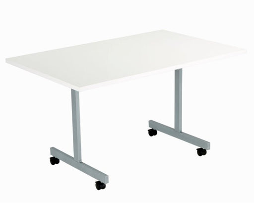 One Eighty Tilting Meeting Table 700mm Deep Tilting Meeting Tables TC Group White 1200mm x 700mm 
