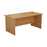 One Panel Next Day Delivery Rectangular Office Desk - 600mm Deep Rectangular Office Desks TC Group Oak 1200mm x 600mm 