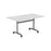 One Tilting Meeting Table 800mm Deep Tilting Meeting Tables TC Group White 1200mm x 800mm 