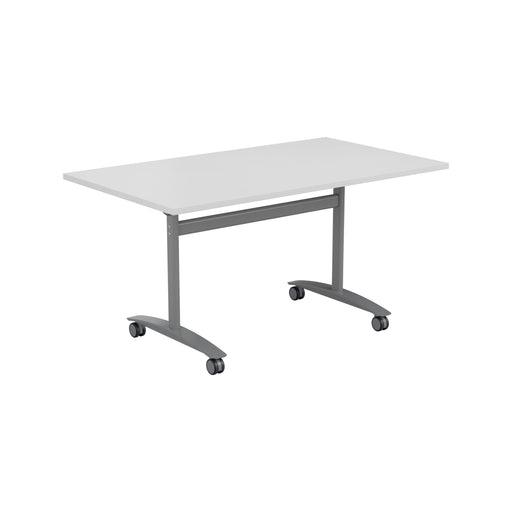 One Tilting Meeting Table 800mm Deep Tilting Meeting Tables TC Group White 1200mm x 800mm 