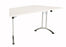 One Union Folding Meeting Table Trapazodial WORKSTATIONS TC Group White Chrome 