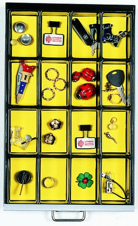Optional A4 16 Compartment Tray - Black