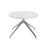 Otis coffee table 600mm diameter with oak top and pyramid base Tables Dams White 