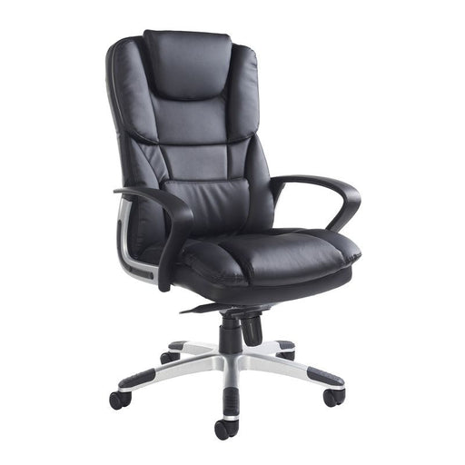 Palermo high back executive chair - black faux leather Seating Dams 