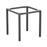 Paris 4 Leg - Medium 2 Seater Grey Base Café Furniture zaptrading 