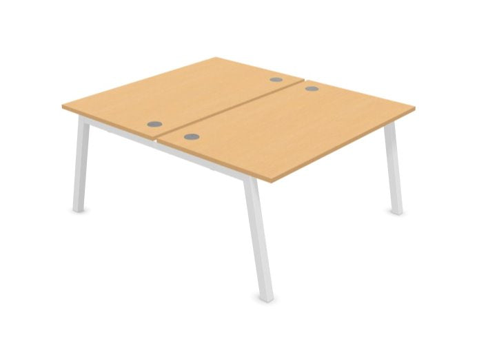 Partage Back to Back Bench Desks 1600mm Deep Desks Office Supermarket 